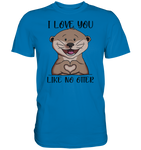 T-Shirt - "LIKE NO OTTER" - Men - Schweinchen's Shop - Unisex-Shirts - Royal Blue / S