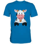 Kuh o-T. - Premium Shirt - Schweinchen's Shop - Unisex-Shirts - Royal Blue / S