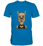 Herz Alpaka o.T. - Premium Shirt - Schweinchen's Shop - Unisex-Shirts - Royal Blue / S