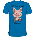 T-Shirt - "Keep Calm" - Men - Schweinchen's Shop - Unisex-Shirts - Royal Blue / S