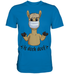 T-Shirt - "is doch doof" - Men - Schweinchen's Shop - Unisex-Shirts - Royal Blue / S