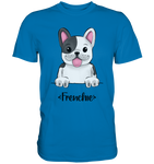 "Frenchie" - Premium Shirt - Schweinchen's Shop - Unisex-Shirts - Royal Blue / S