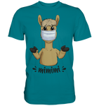 T-Shirt - "mimimi" - Men - Schweinchen's Shop - Unisex-Shirts - Diva Blue / S