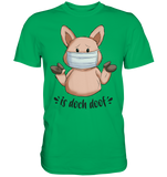 T-Shirt - "is doch doof" - Men - Schweinchen's Shop - Unisex-Shirts - Kelly Green / S