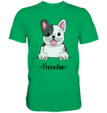 "Frenchie" - Premium Shirt - Schweinchen's Shop - Unisex-Shirts - Kelly Green / S