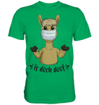 T-Shirt - "is doch doof" - Men - Schweinchen's Shop - Unisex-Shirts - Kelly Green / S