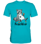 Naschbär - Premium Shirt - Schweinchen's Shop - Unisex-Shirts - Swimming Pool / S
