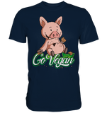 T-Shirt - "DickPig" - Vegan Edition - Men - Schweinchen's Shop - Unisex-Shirts - Navy / S