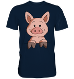 T-Shirt - Schweinchen - Men - Schweinchen's Shop - Unisex-Shirts - Navy / S