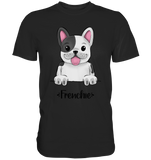 "Frenchie" - Premium Shirt - Schweinchen's Shop - Unisex-Shirts - Black / S