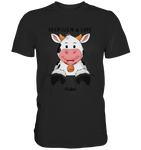 T-Shirt - "Keep Calm" - Kuh - Men - Schweinchen's Shop - Unisex-Shirts - Black / S