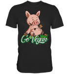 T-Shirt - "DickPig" - Vegan Edition - Men - Schweinchen's Shop - Unisex-Shirts - Black / S