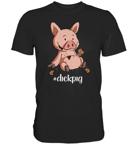 T-Shirt - "DickPig" Black Edition - Men - Schweinchen's Shop - Unisex-Shirts - Black / S