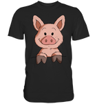 T-Shirt - Schweinchen - Men - Schweinchen's Shop - Unisex-Shirts - Black / S