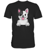 Frenchie o.T. - Premium Shirt - Schweinchen's Shop - Unisex-Shirts - Black / S