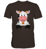 Kuh o-T. - Premium Shirt - Schweinchen's Shop - Unisex-Shirts - Brown / S