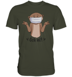 T-Shirt - "och nö" - Men - Schweinchen's Shop - Unisex-Shirts - Urban Khaki / S