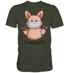 T-Shirt - "mimimi" - Men - Schweinchen's Shop - Unisex-Shirts - Urban Khaki / S