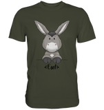 "Esel" - Esel - Premium Shirt - Schweinchen's Shop - Unisex-Shirts - Urban Khaki / S