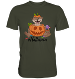 T-Shirt - "Halloween" - Men - Schweinchen's Shop - Unisex-Shirts - Urban Khaki / S