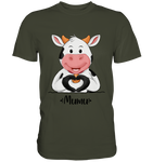 "MUMU" - Premium Shirt - Schweinchen's Shop - Unisex-Shirts - Urban Khaki / S