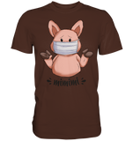 T-Shirt - "mimimi" - Men - Schweinchen's Shop - Unisex-Shirts - Brown / S