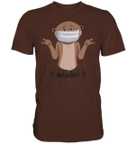 T-Shirt - "mimimi" - Men - Schweinchen's Shop - Unisex-Shirts - Brown / S