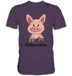 "Schweinchen" - Premium Shirt - Schweinchen's Shop - Unisex-Shirts - Urban Purple / S
