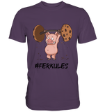 "Ferkules" - Premium Shirt - Schweinchen's Shop - Unisex-Shirts - Urban Purple / S