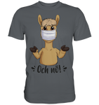 T-Shirt - "och nö" - Men - Schweinchen's Shop - Unisex-Shirts - Dark Grey / S