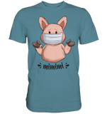 T-Shirt - "mimimi" - Men - Schweinchen's Shop - Unisex-Shirts - Stone Blue / S
