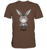 "Esel" - Esel - Premium Shirt - Schweinchen's Shop - Unisex-Shirts - Chocolate / S