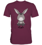 "Esel" - Esel - Premium Shirt - Schweinchen's Shop - Unisex-Shirts - Burgundy / S