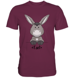"Esel" - Esel - Premium Shirt - Schweinchen's Shop - Unisex-Shirts - Burgundy / S