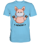 T-Shirt - "mimimi" - Men - Schweinchen's Shop - Unisex-Shirts - Sky Blue / S