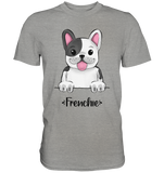 "Frenchie" - Premium Shirt - Schweinchen's Shop - Unisex-Shirts - Sports Grey (meliert) / S