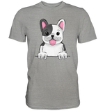Frenchie o.T. - Premium Shirt - Schweinchen's Shop - Unisex-Shirts - Sports Grey (meliert) / S