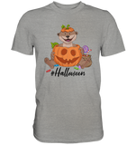 T-Shirt - "Halloween" - Men - Schweinchen's Shop - Unisex-Shirts - Sports Grey (meliert) / S