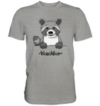 "Waschbär" - Premium Shirt - Schweinchen's Shop - Unisex-Shirts - Sports Grey (meliert) / S
