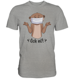 T-Shirt - "och nö" - Men - Schweinchen's Shop - Unisex-Shirts - Sports Grey (meliert) / S
