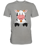 Kuh o-T. - Premium Shirt - Schweinchen's Shop - Unisex-Shirts - Sports Grey (meliert) / S