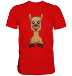 Alpaka o.T. - Premium Shirt - Schweinchen's Shop - Unisex-Shirts - Red / S