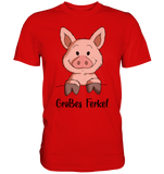 "großes Ferkel" - Men - Schweinchen's Shop - Unisex-Shirts - Red / S
