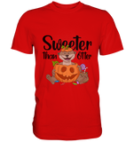 T-Shirt - "Sweeter than Otter" - Men - Schweinchen's Shop - Unisex-Shirts - Red / S