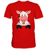 Kuh o-T. - Premium Shirt - Schweinchen's Shop - Unisex-Shirts - Red / S