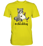 #cheatday - Premium Shirt - Schweinchen's Shop - Unisex-Shirts - Pixel Lime / S