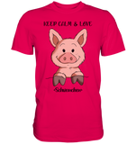 T-Shirt - "Keep Calm" - Men - Schweinchen's Shop - Unisex-Shirts - Sorbet / S