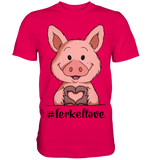 T-Shirt - "ferkellove" - Men - Schweinchen's Shop - Unisex-Shirts - Sorbet / S