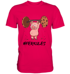 "Ferkules" - Premium Shirt - Schweinchen's Shop - Unisex-Shirts - Sorbet / S