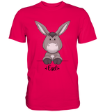 "Esel" - Esel - Premium Shirt - Schweinchen's Shop - Unisex-Shirts - Sorbet / S